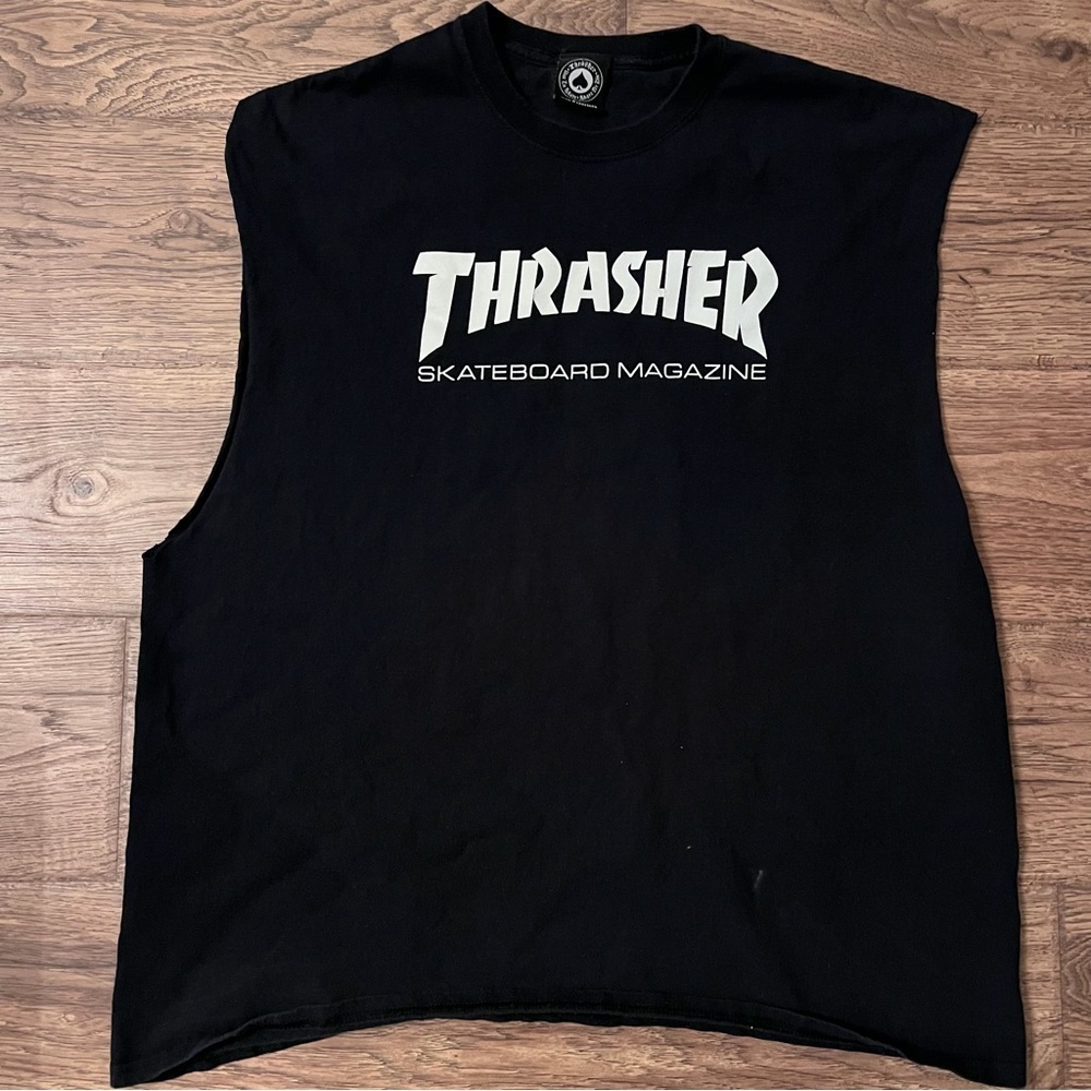 VINTAGE Independent Truck Company Men Shirt XL Black Y2K Skate Grunge Thrasher